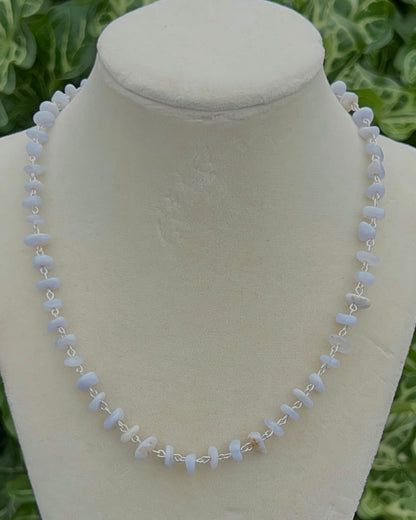 Blue Lace Agate Choker