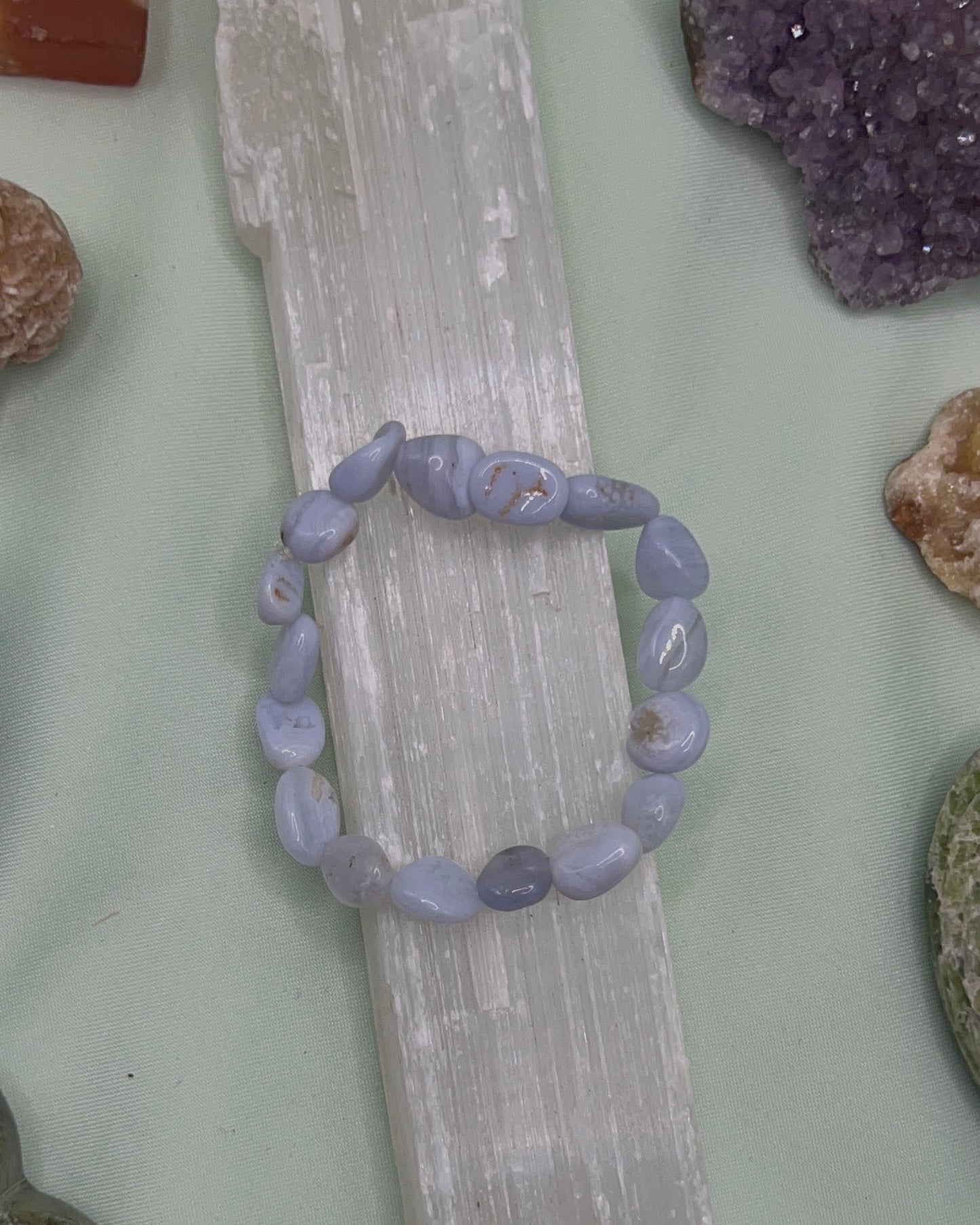 Crystal Pebble Bracelets