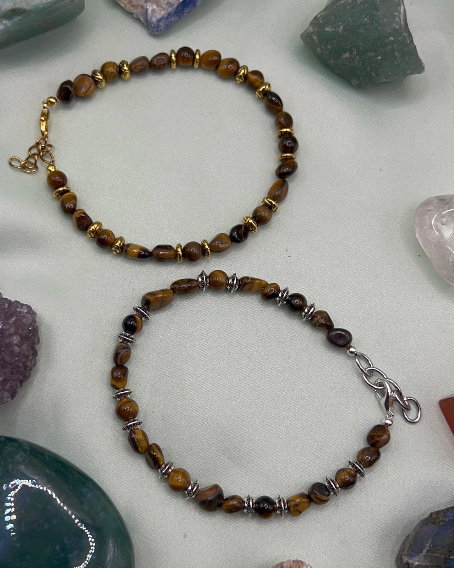 Mystic Crystal Anklets