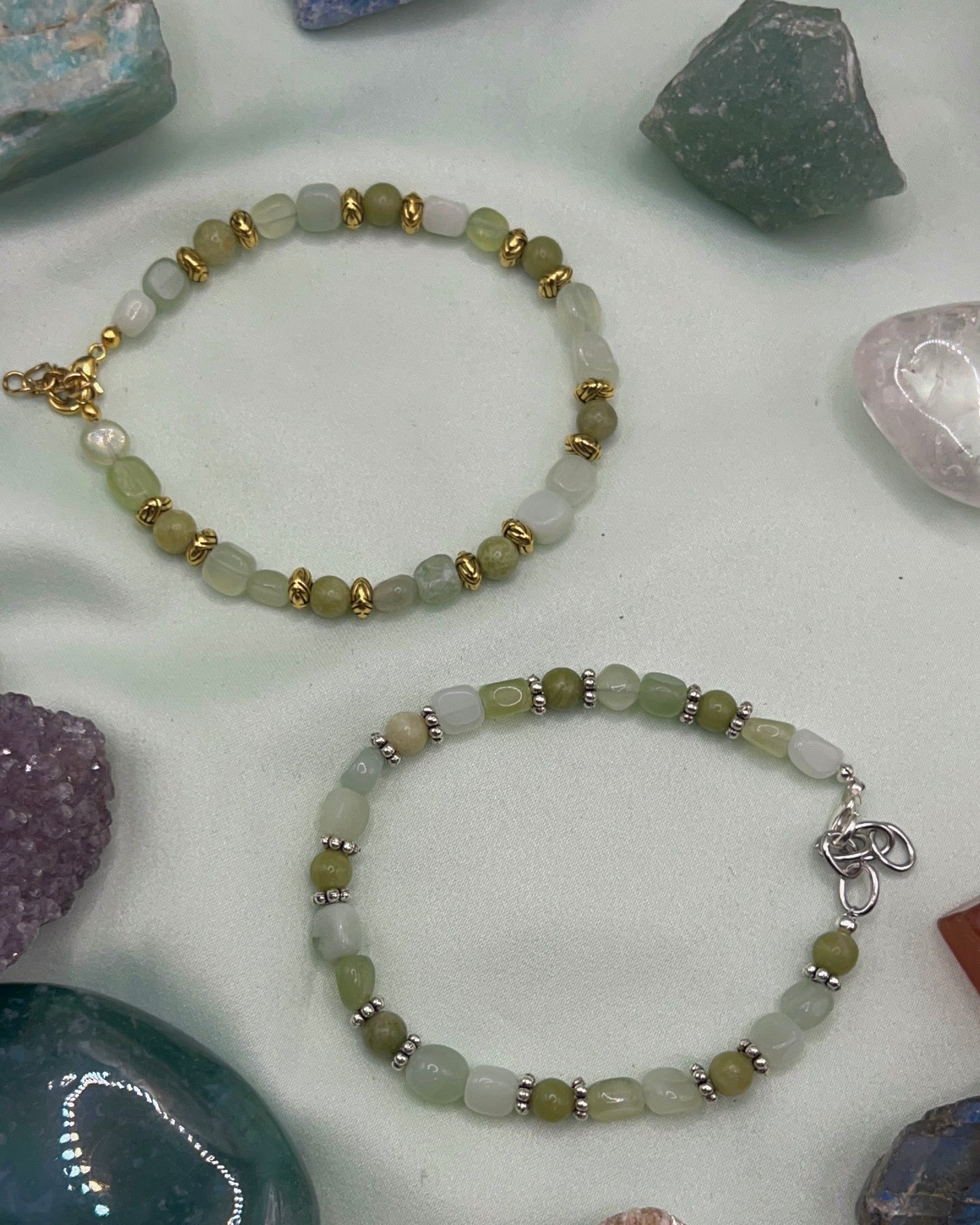 Mystic Crystal Anklets