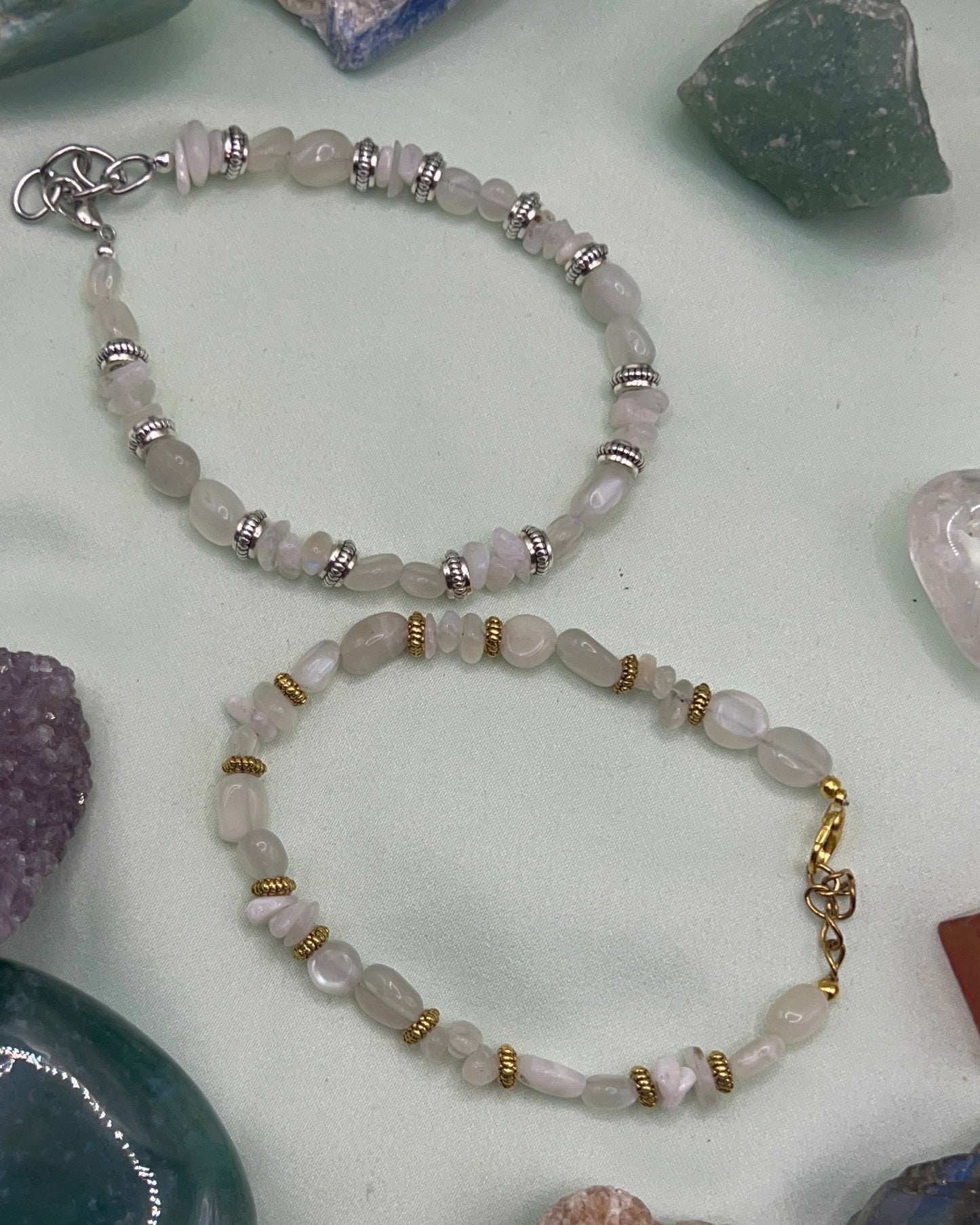 Mystic Crystal Anklets