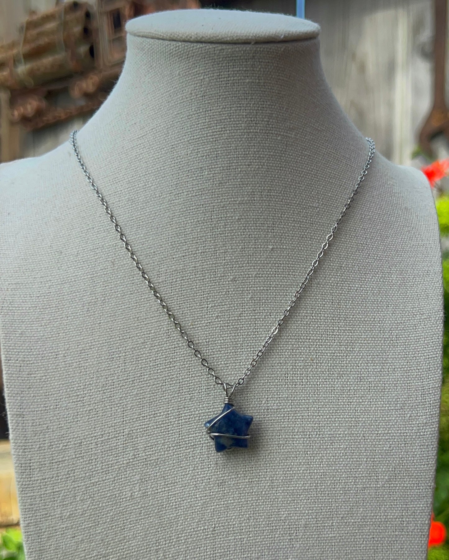 Sodalite Star Pendants