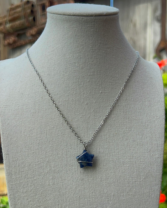Sodalite Star Pendants