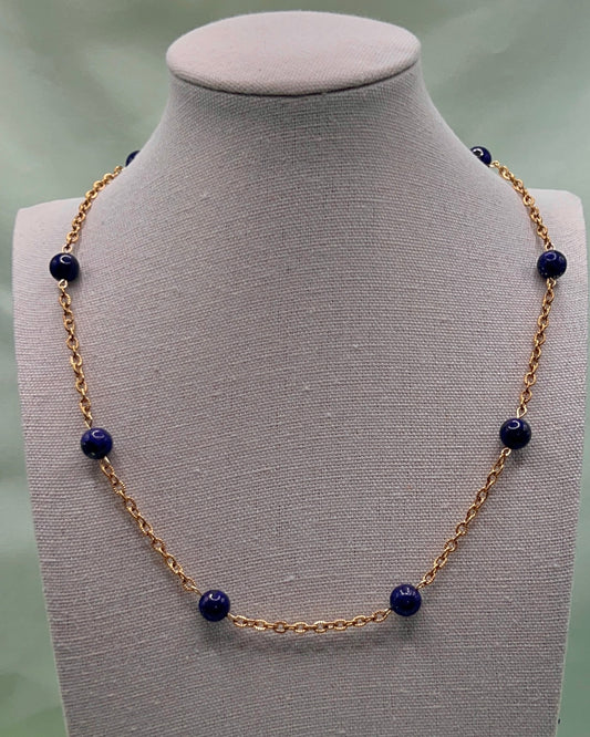 Lapis Lazuli Masc Chain