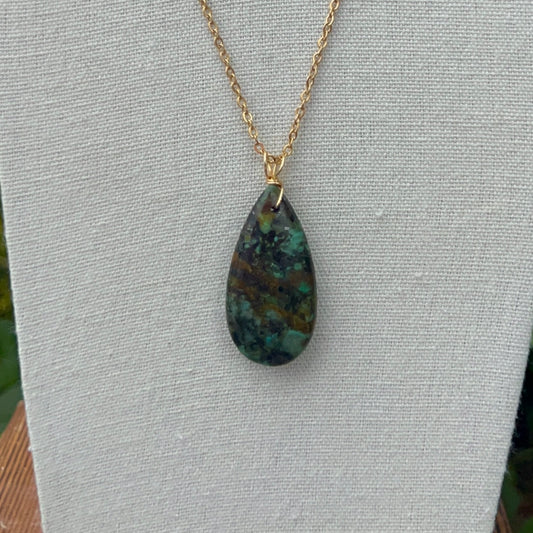 African Turquoise Pendant