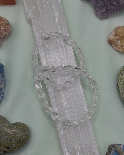 Crystal Pebble Bracelets