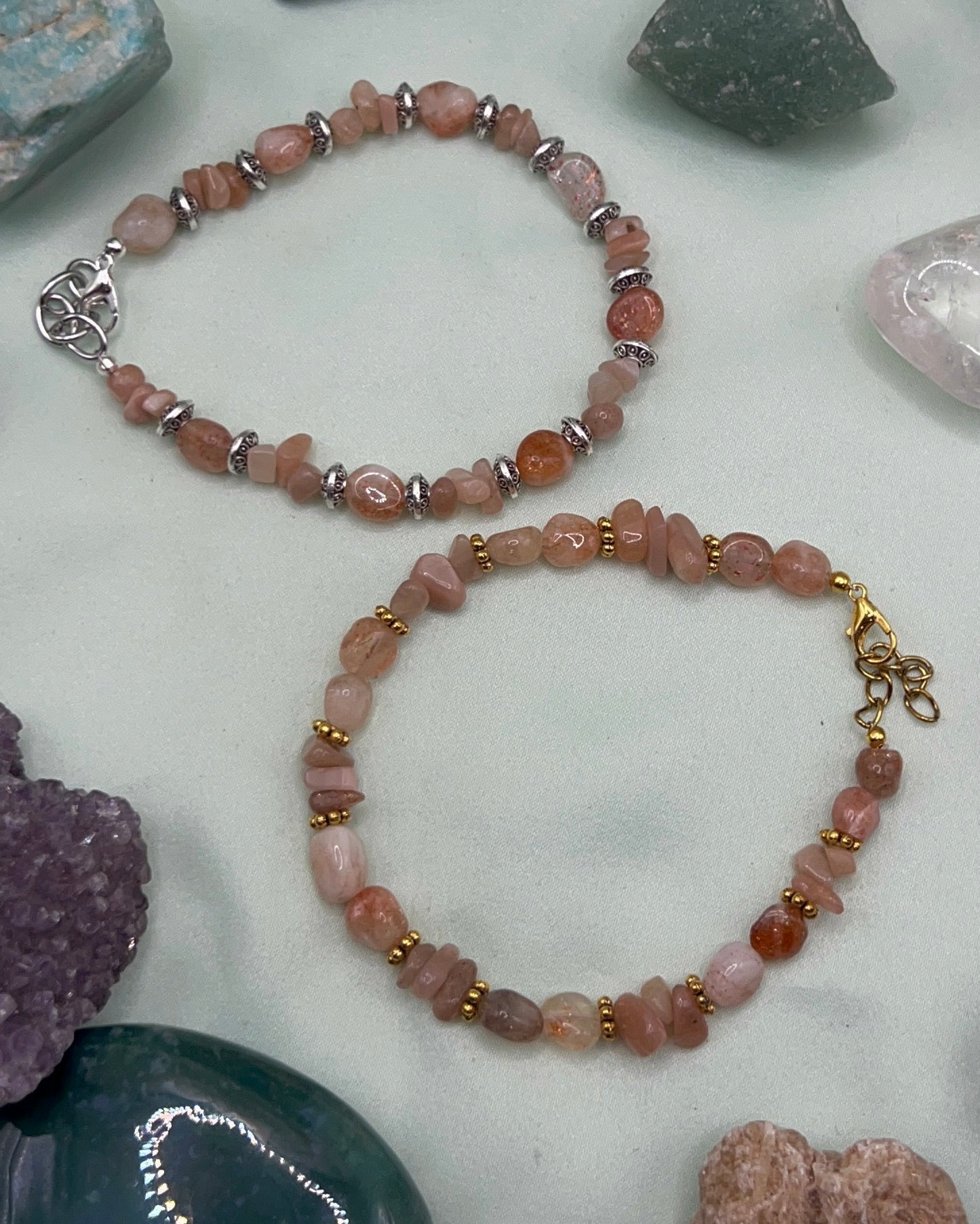 Mystic Crystal Anklets