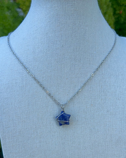 Sodalite Star Pendants