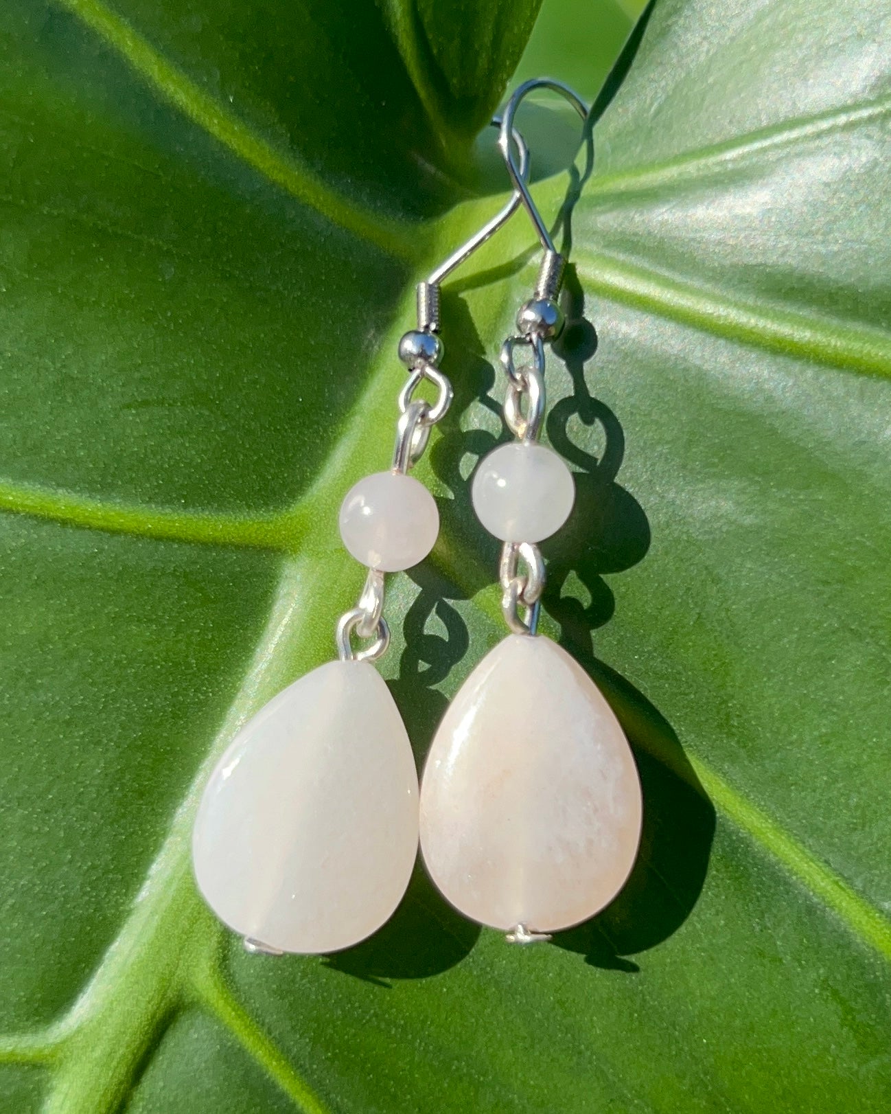 Pink Aventurine Drop Earrings