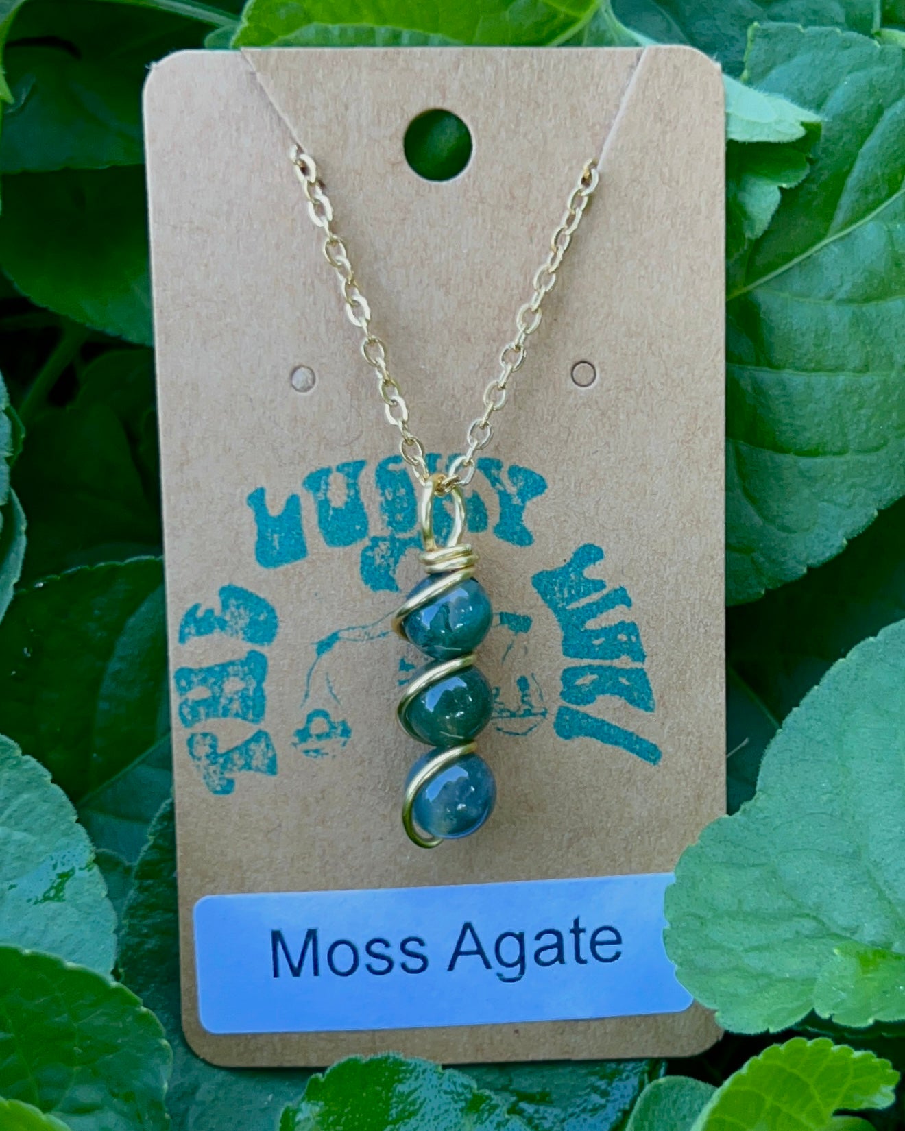 Triple Beaded Crystal Necklace