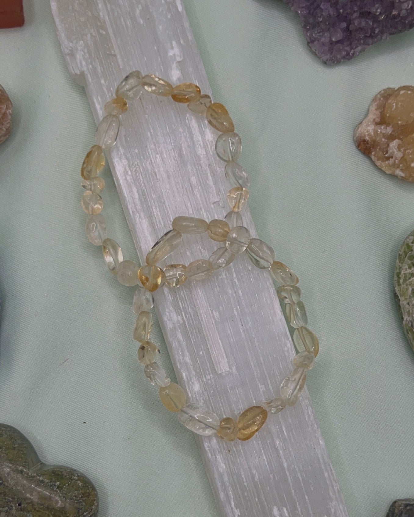 Crystal Pebble Bracelets