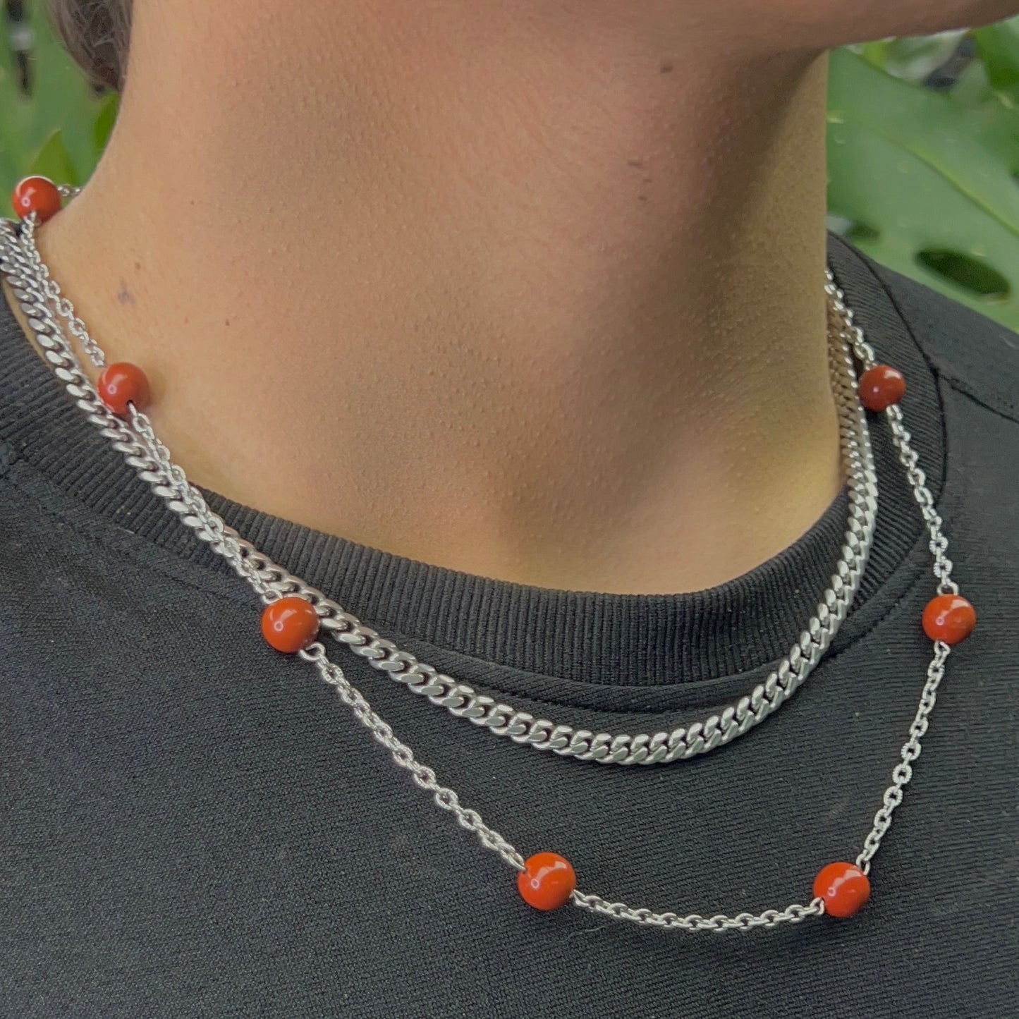 Red Jasper Chain