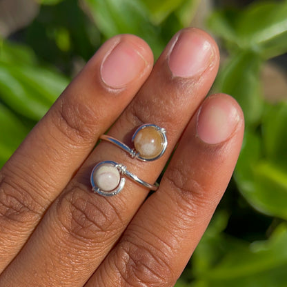 Adjustable Crystal Rings