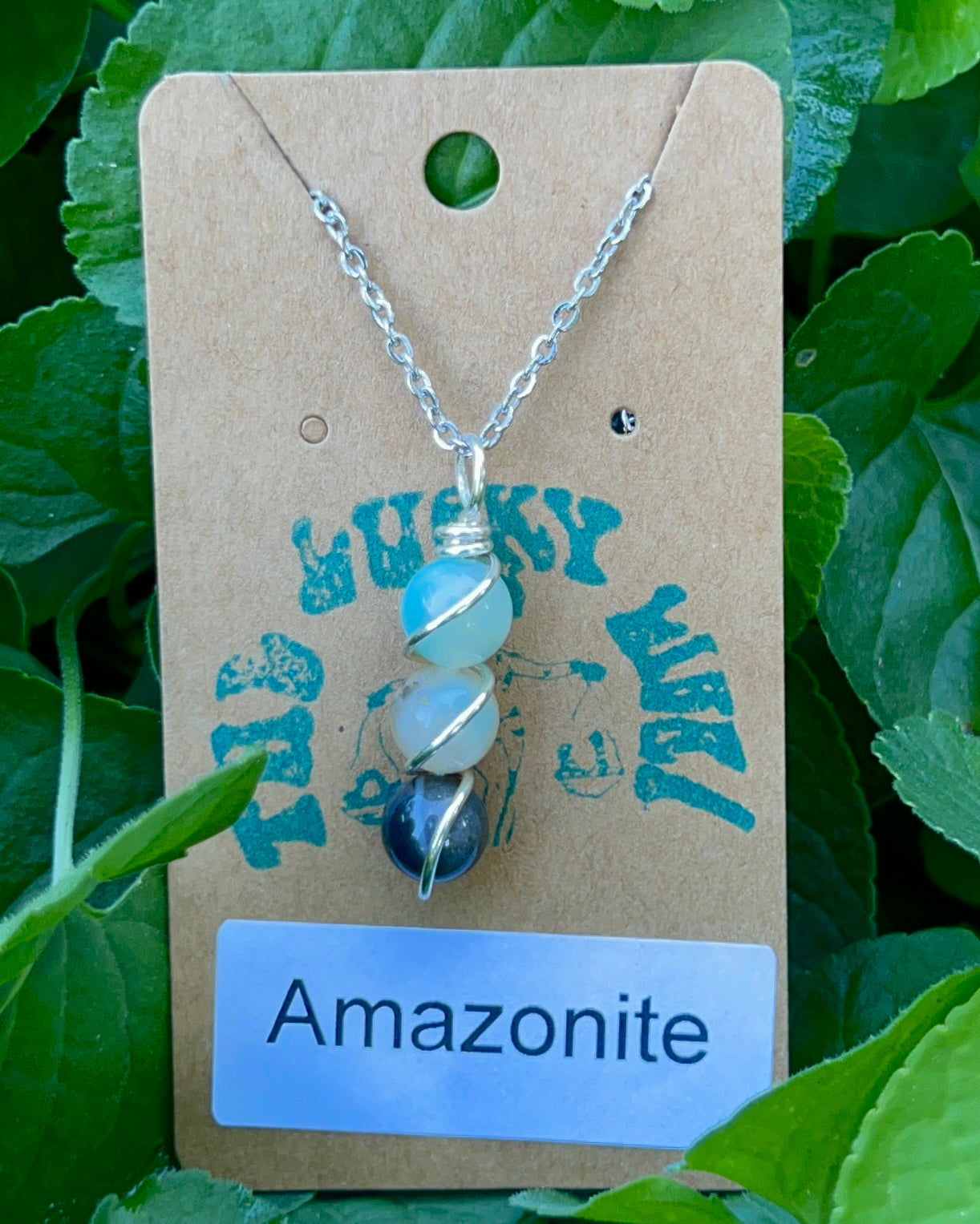 Triple Beaded Crystal Necklace