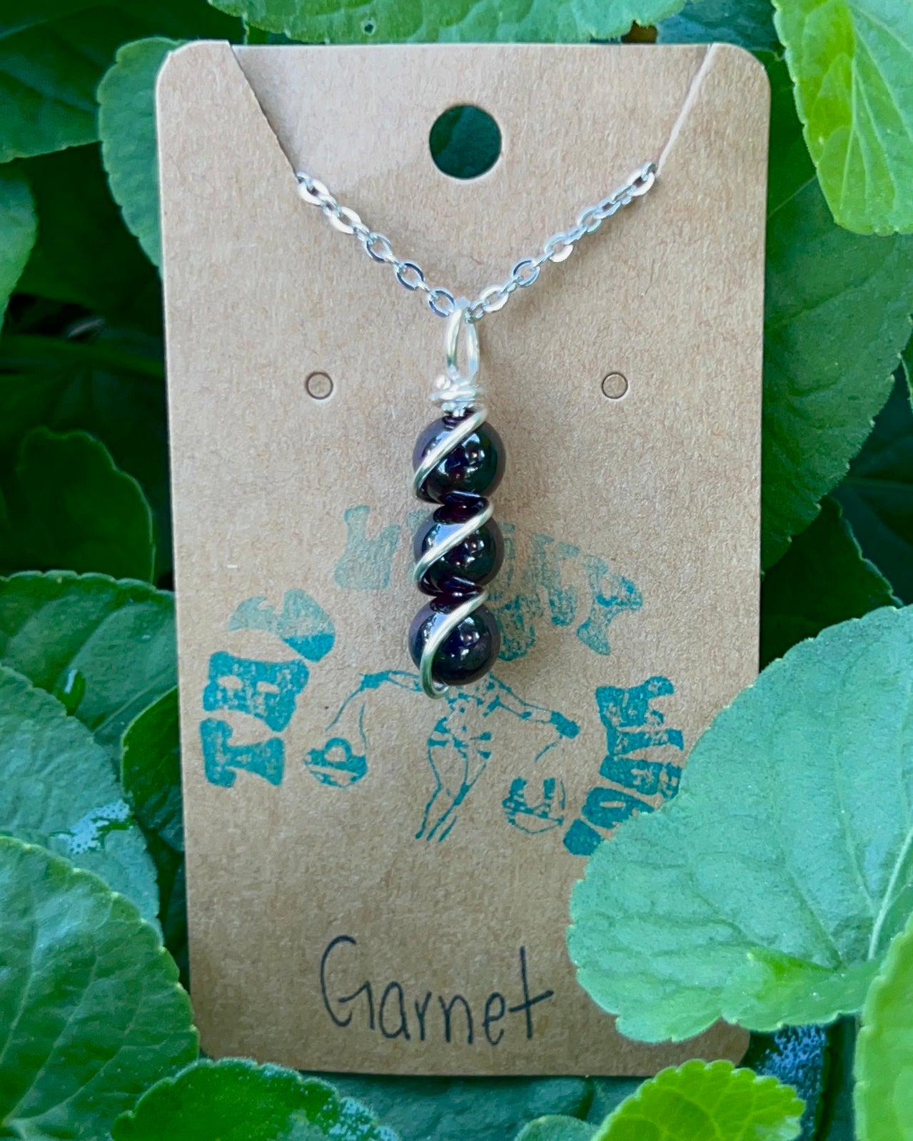 Triple Beaded Crystal Necklace