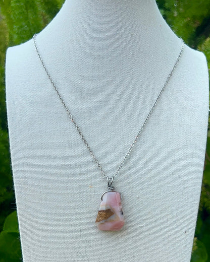 Pink Opal Pendants