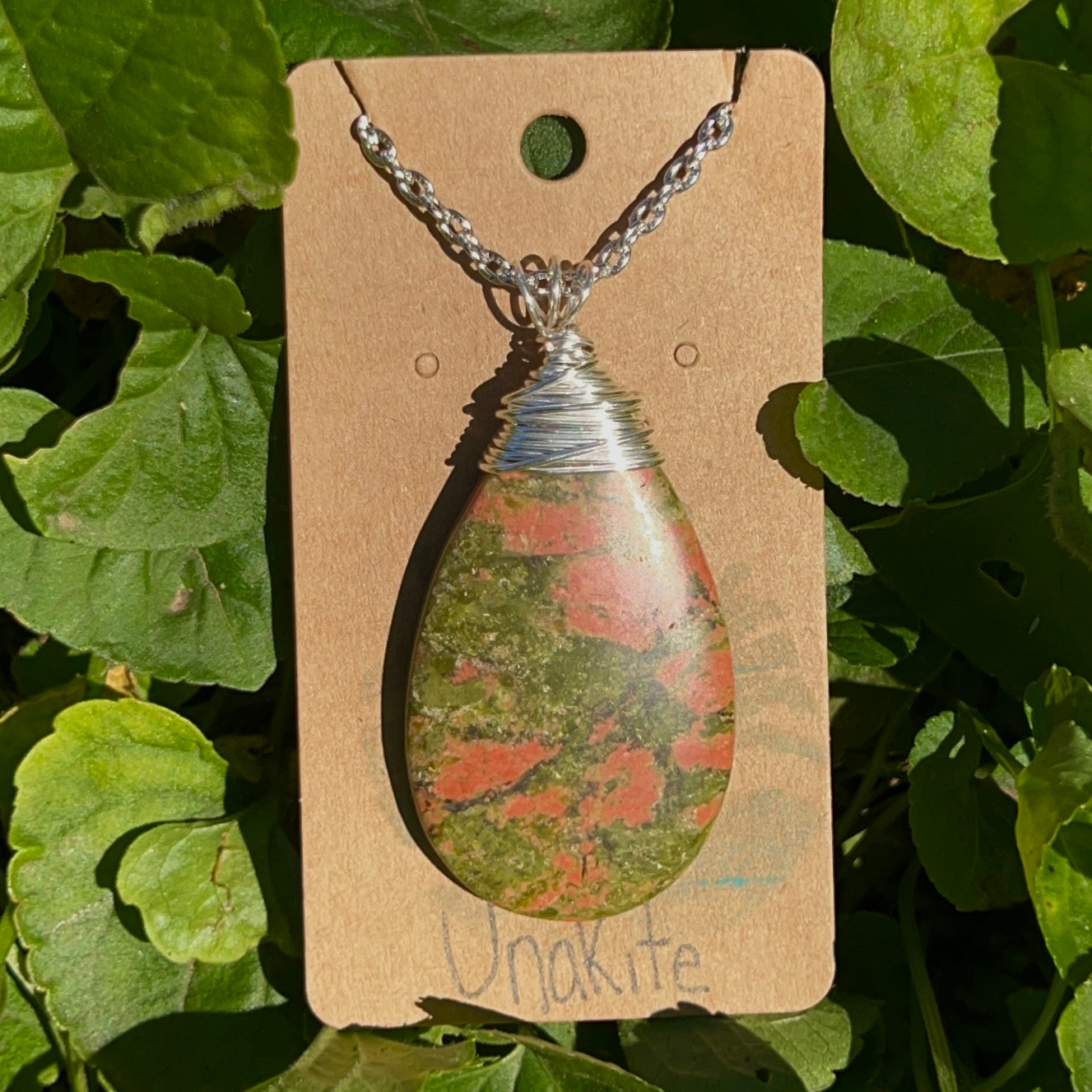 Unakite Pendant