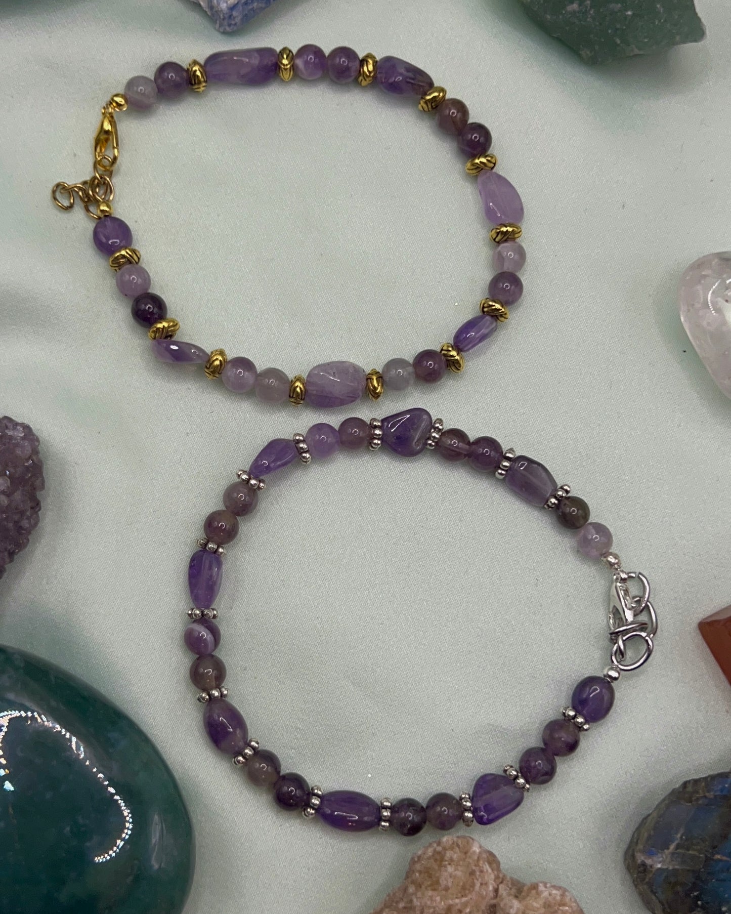 Mystic Crystal Anklets