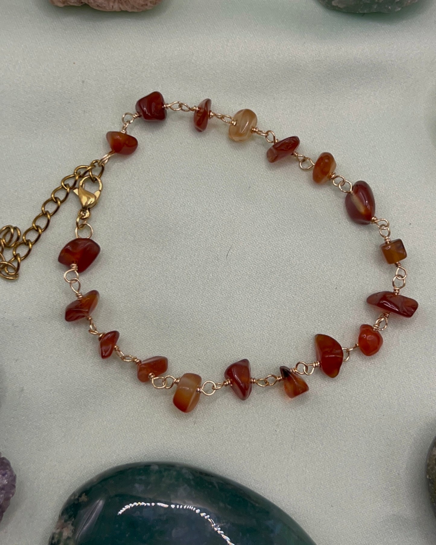 Dainty Crystal Anklets