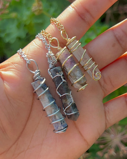 Crystal Point Pendants