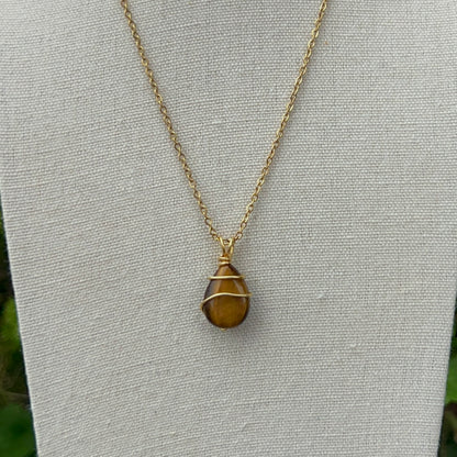 Tiger’s Eye Mini Pendants