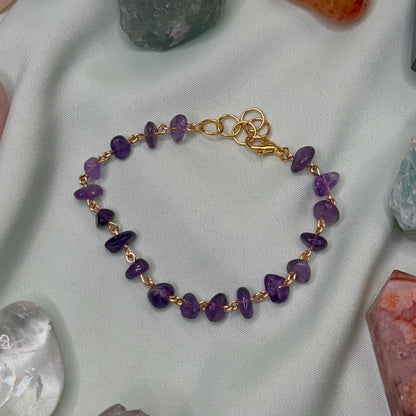 Dainty Amethyst Bracelet