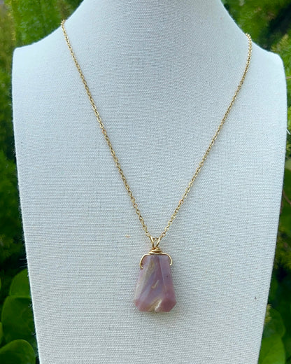Pink Opal Pendants