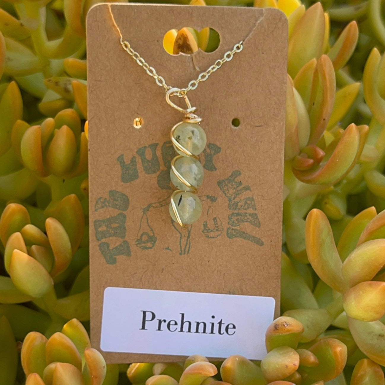 Prehnite Beaded Necklace