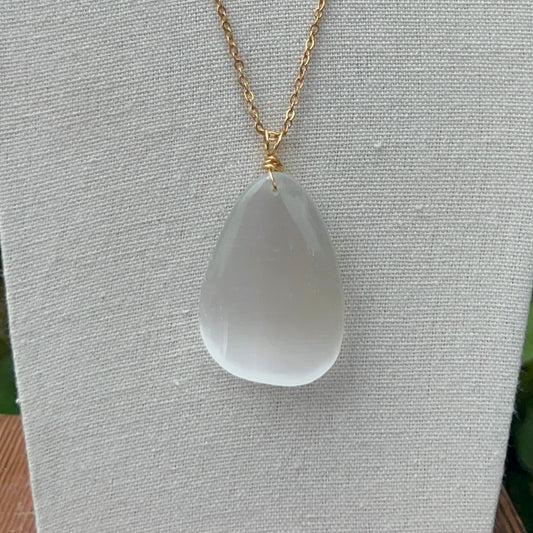 Selenite Pendant