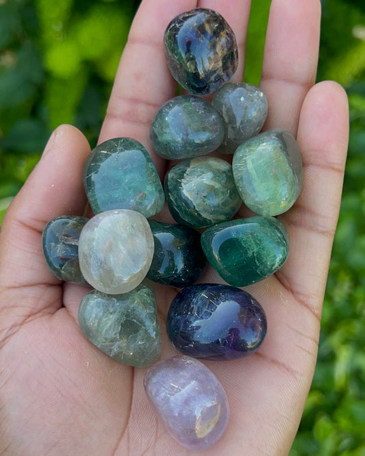 Fluorite Tumbles