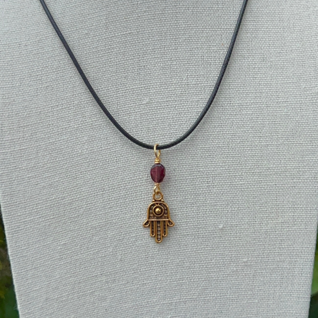 Hamsa Charm Necklace