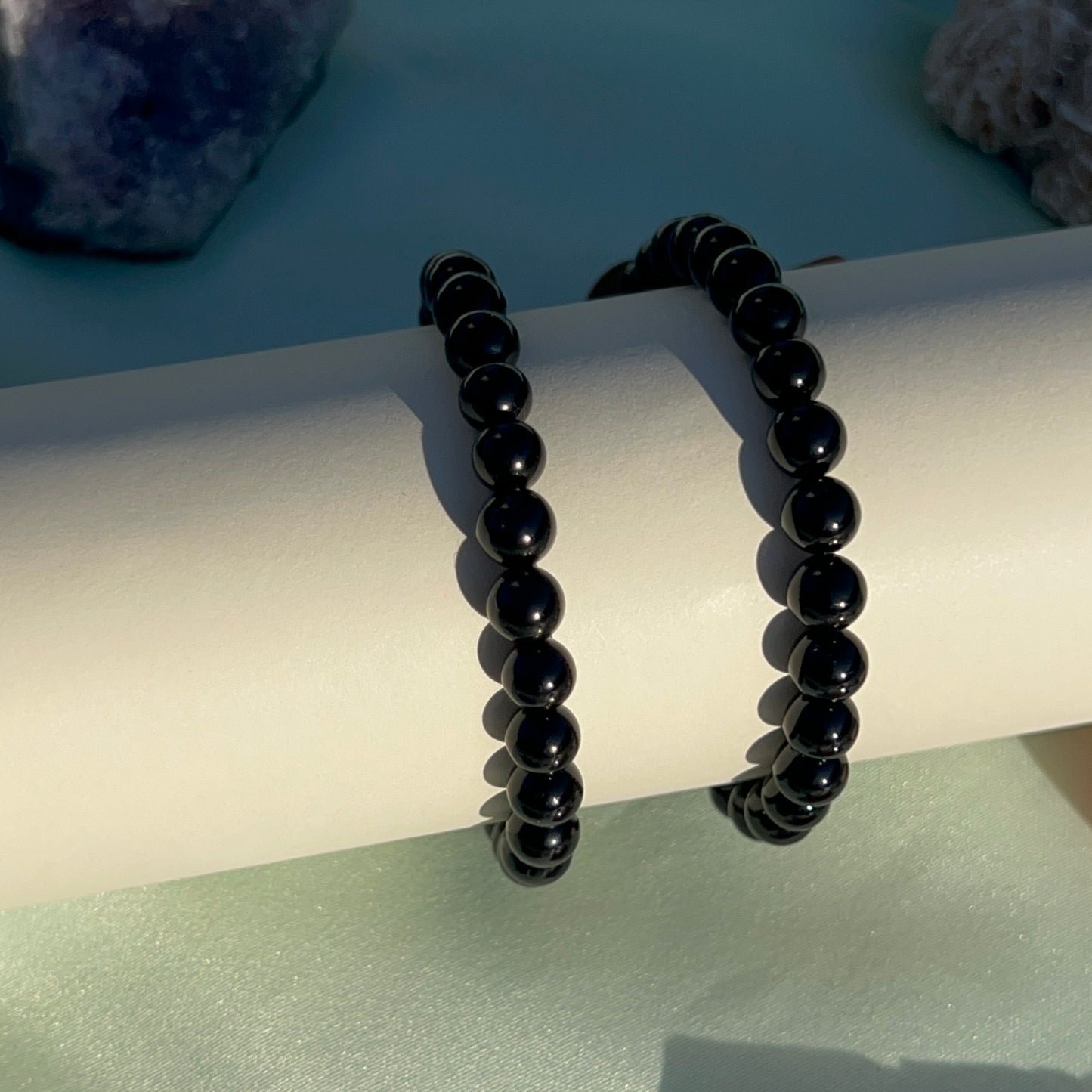 Onyx Mini Beaded Bracelet