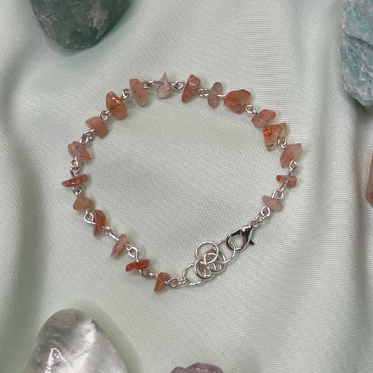 Dainty Sunstone Bracelet