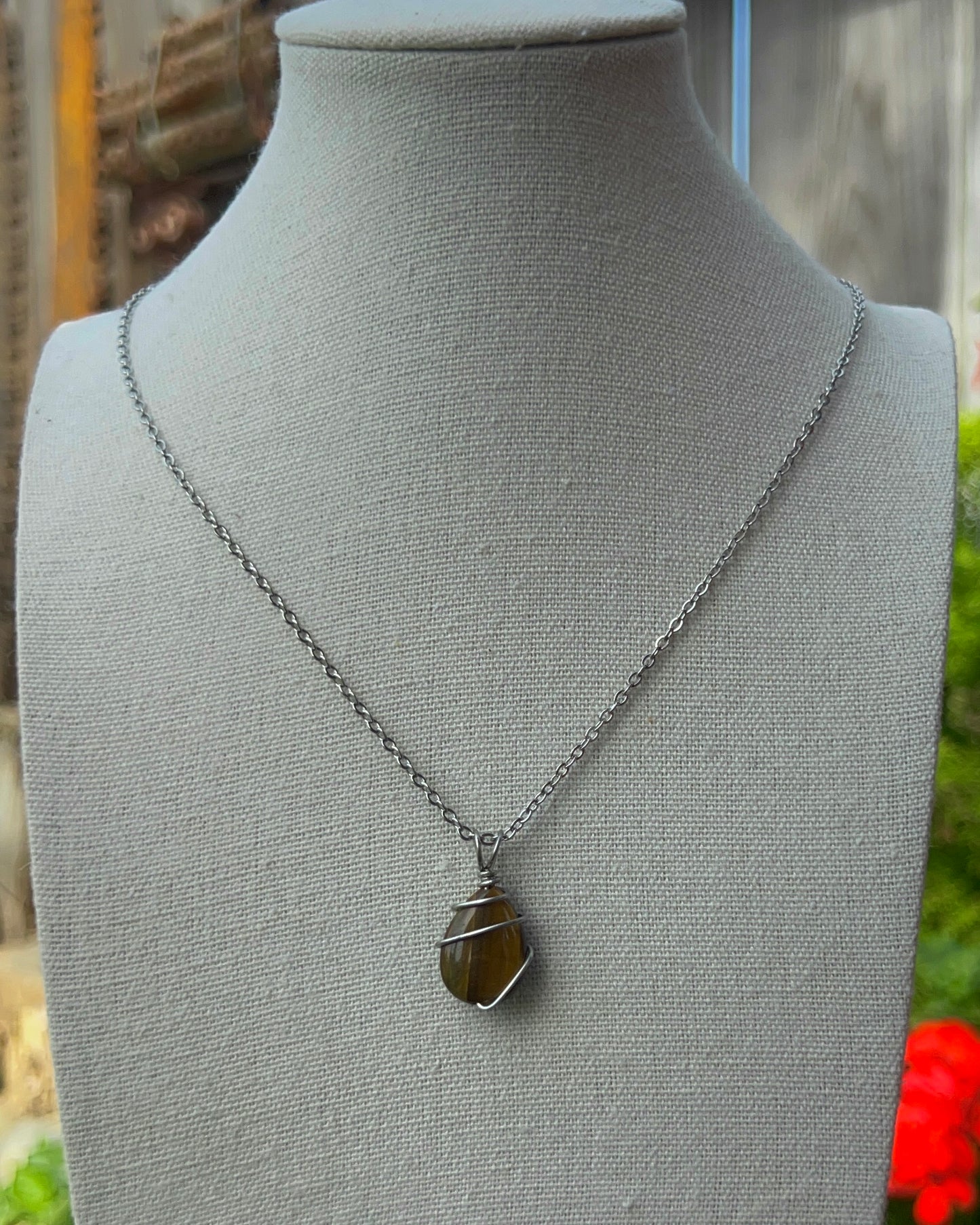 Tiger’s Eye Mini Pendants