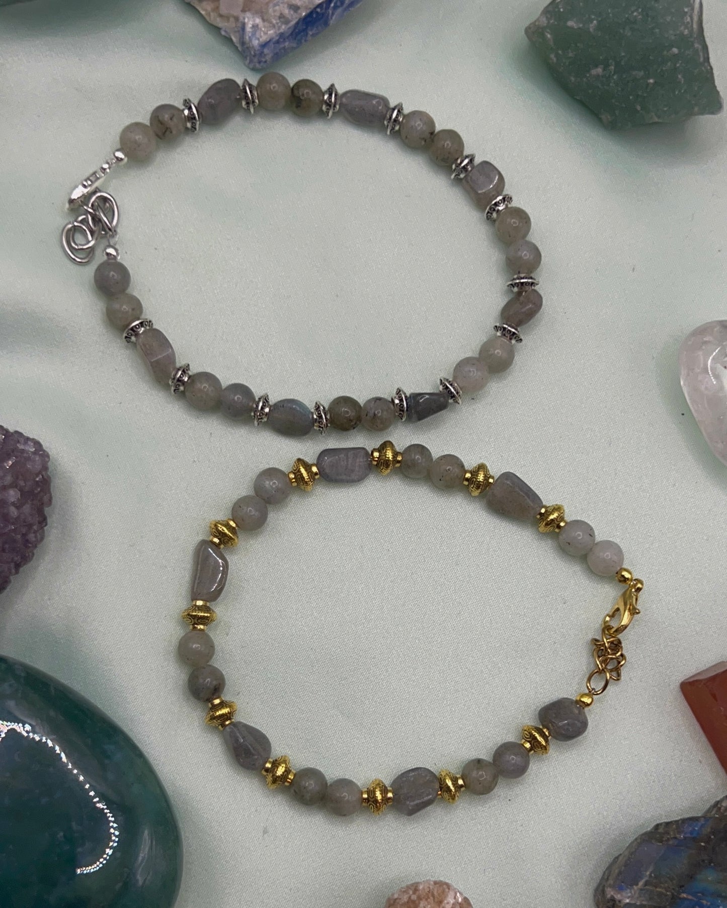 Mystic Crystal Anklets