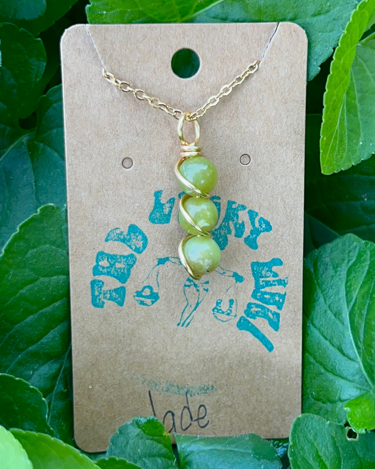 Triple Beaded Crystal Necklace