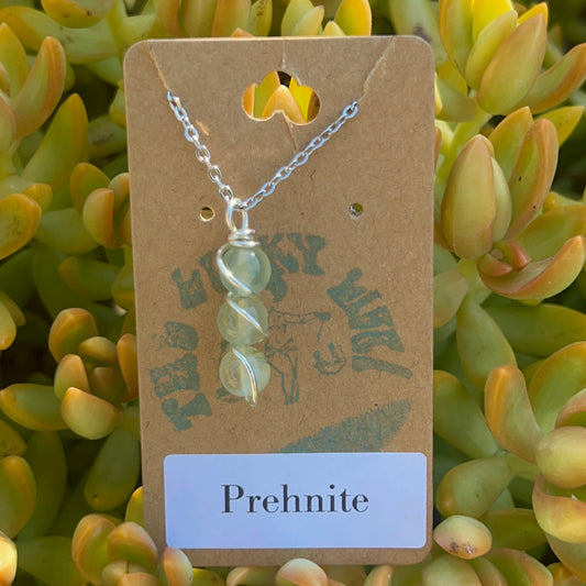 Prehnite Beaded Necklace