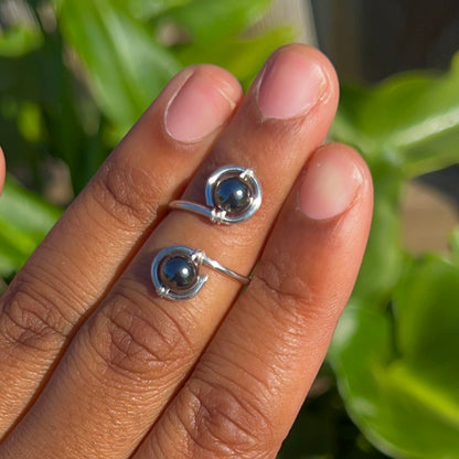 Adjustable Crystal Rings