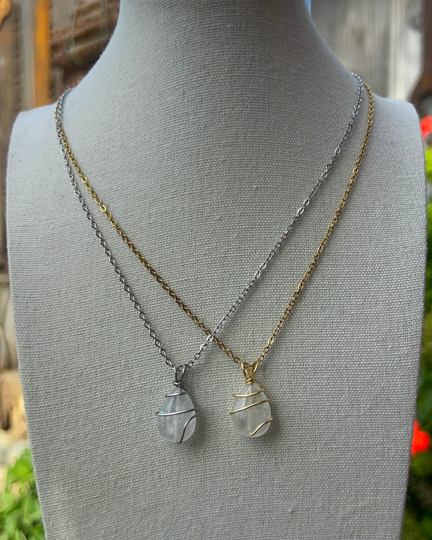 Clear Quartz Mini Pendants