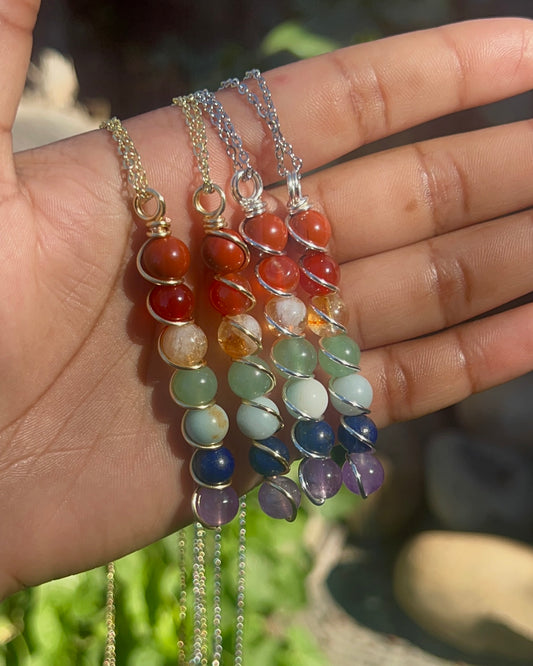 Chakra Beaded Necklace