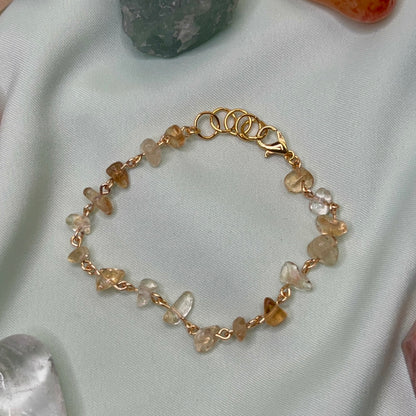 Dainty Citrine Bracelet