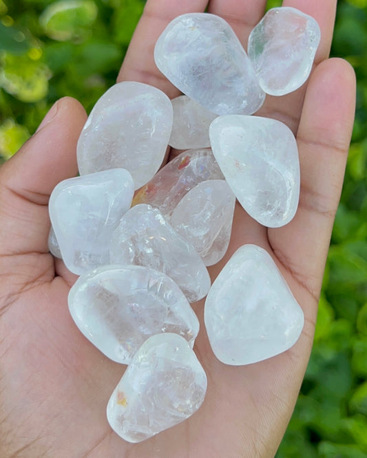 Clear Quartz Tumbles