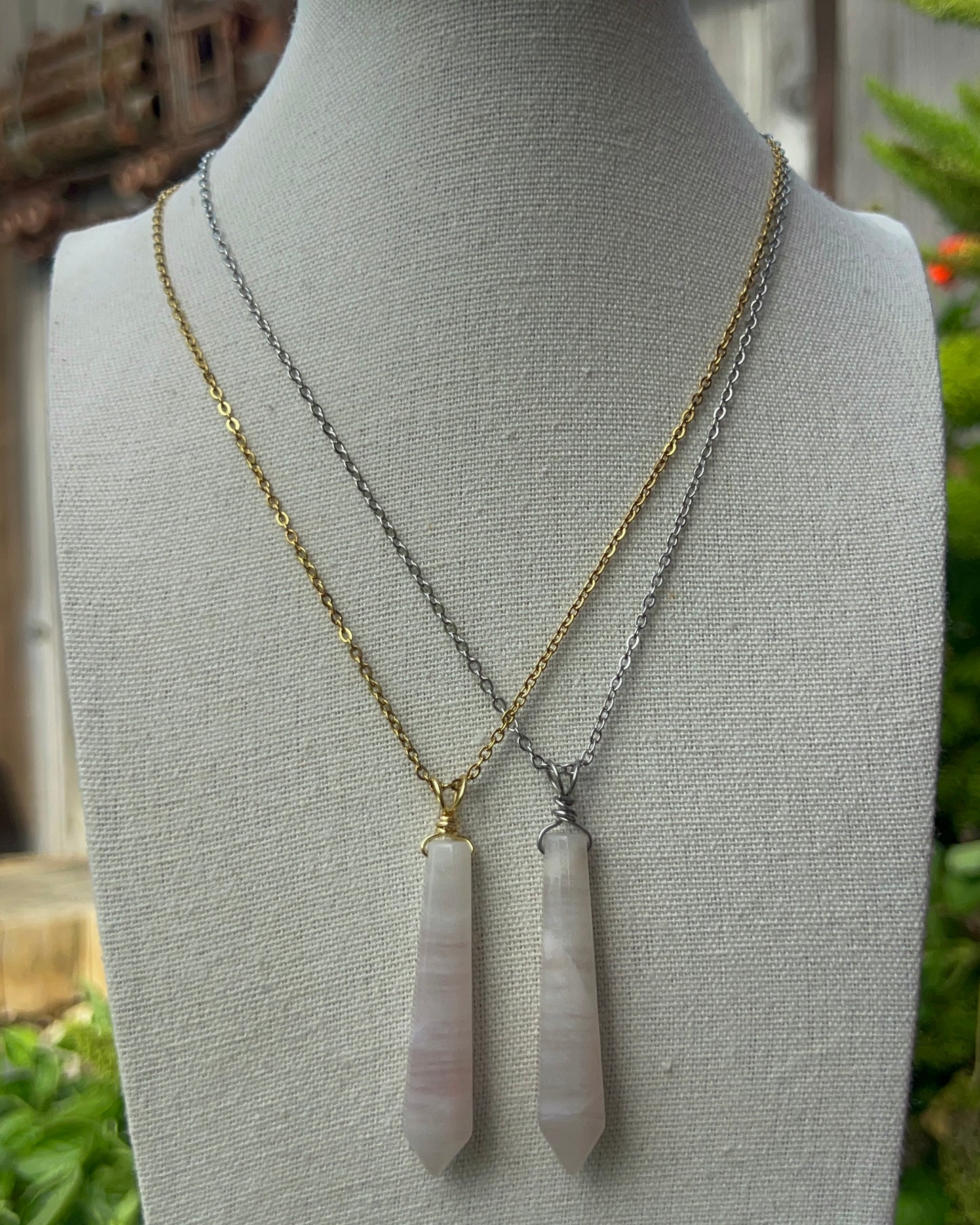 Lavender Quartz Pendant