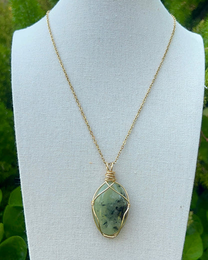 Prehnite Pendants