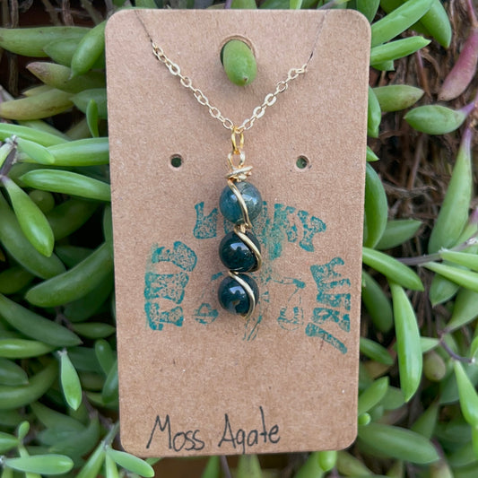 Moss Agate Necklace