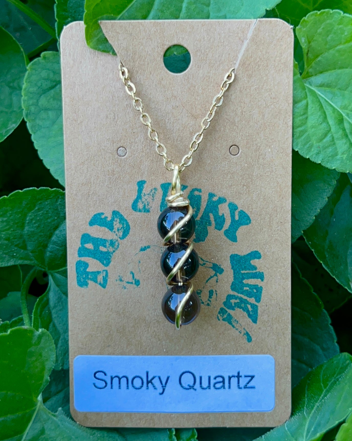 Triple Beaded Crystal Necklace