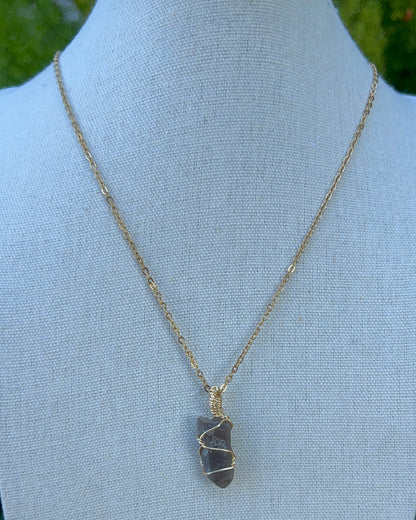 Mini Smoky Quartz Point Pendants