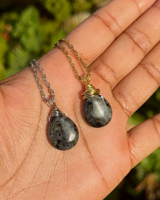 Larvikite Mini Pendants