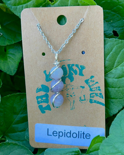 Triple Beaded Crystal Necklace