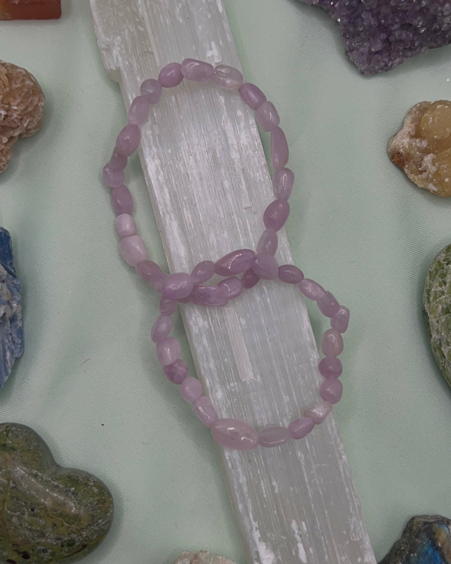 Crystal Pebble Bracelets